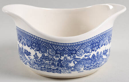 Blue Willow Cranberry Bowl