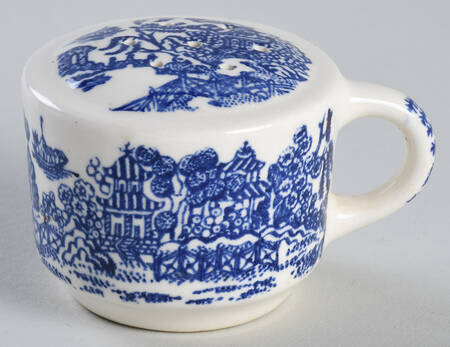 Blue Willow Pepper Shaker
