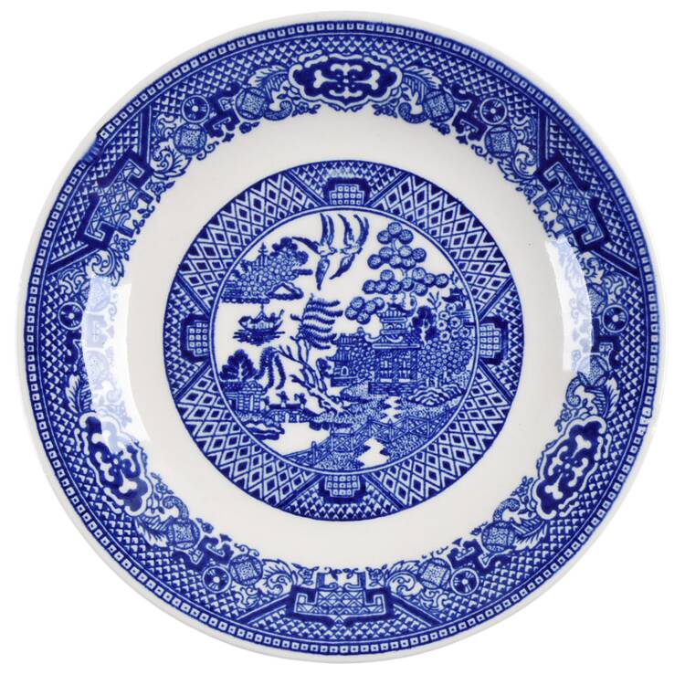 Blue Willow Saucer for Flat Cup