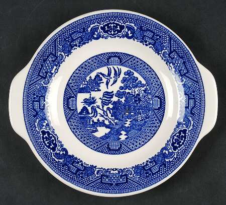 Blue Willow Relish/Gravy Underplate
