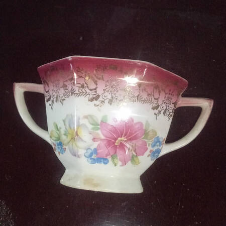 Bouquet Open Sugar Bowl