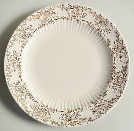 Bridal Gold Salad Plate