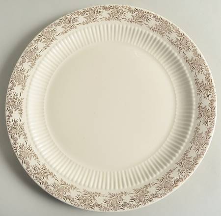 Bridal Gold 12" Chop Plate (Round Platter)