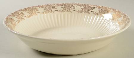 Bridal Gold 9" Round Vegetable Bowl