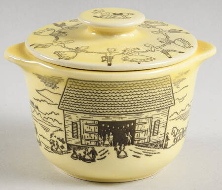 Bucks County Sugar Bowl & Lid