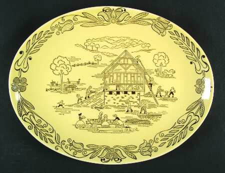 Bucks County 13" Oval Serving Platter