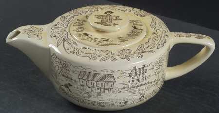 Bucks County Teapot & Lid