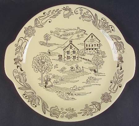 Bucks County Handled Cake Plate