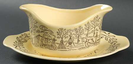Bucks County Gravy Boat & Underplate/Relish