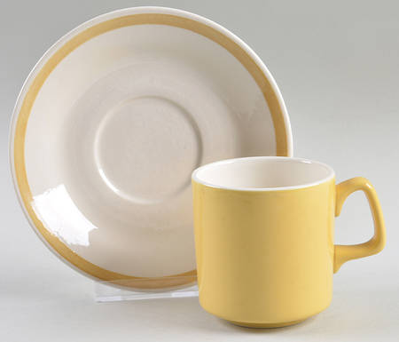 Casablanca Flat Cup & Saucer Set