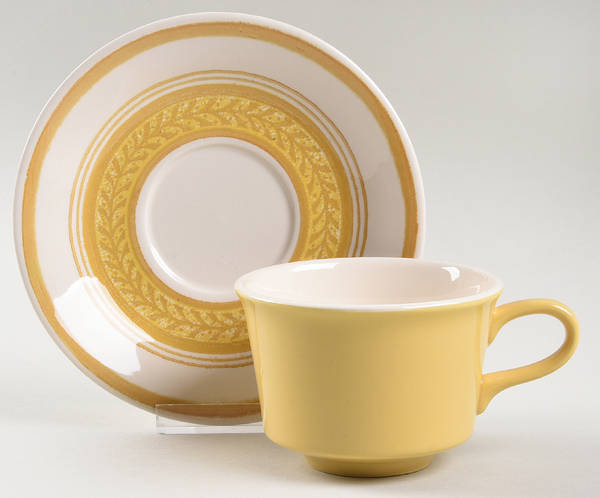 Casablanca Flat Cup & Saucer Set