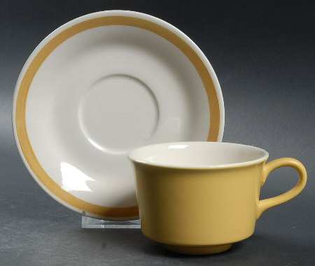 Casablanca Flat Cup & Saucer Set
