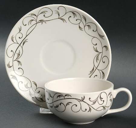 Chateau Flat Cup & Saucer Set
