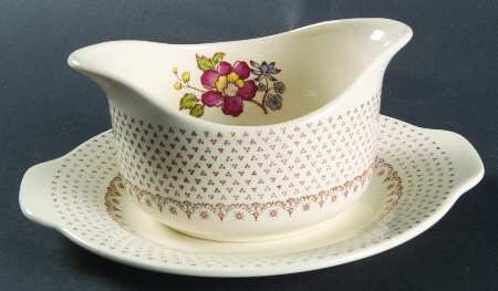 Chippendale Gravy Boat & Underplate