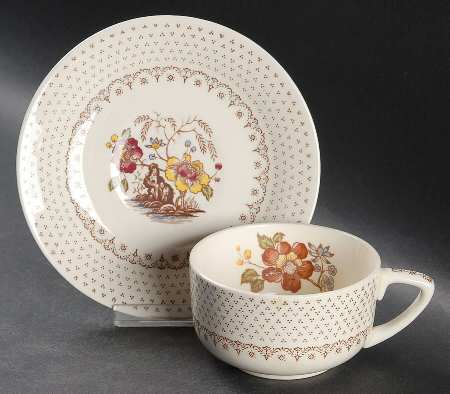 Chippendale Flat Cup & Saucer Set