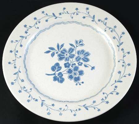 Country Charm Blue Dinner Plate