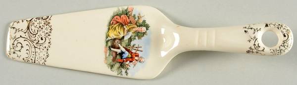 Colonial Gold Solid Ceramic Pie/Cake Server