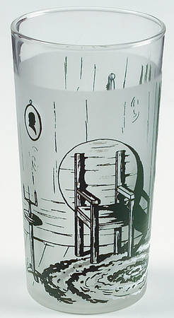 Colonial Homestead Green 12 Oz Glassware Tumbler