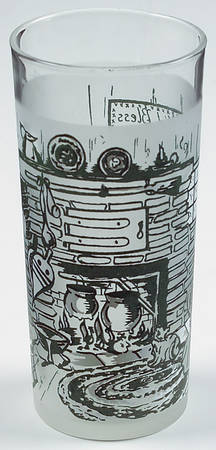 Colonial Homestead Green 14 Oz Glassware Tumbler