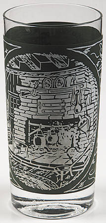 Colonial Homestead Green 12 Oz Glassware Tumbler