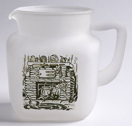 Colonial Homestead Green 32 Oz Glassware Pitcher