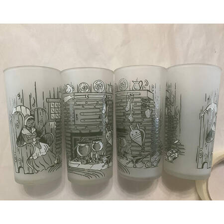 Colonial Homestead Green 12 Oz Glassware Tumbler