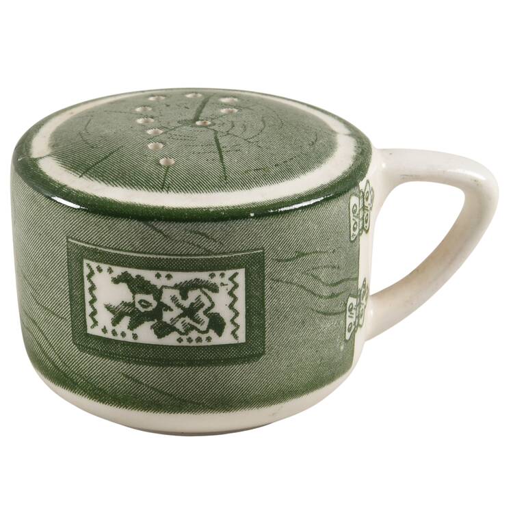 Colonial Homestead Green Pepper Shaker