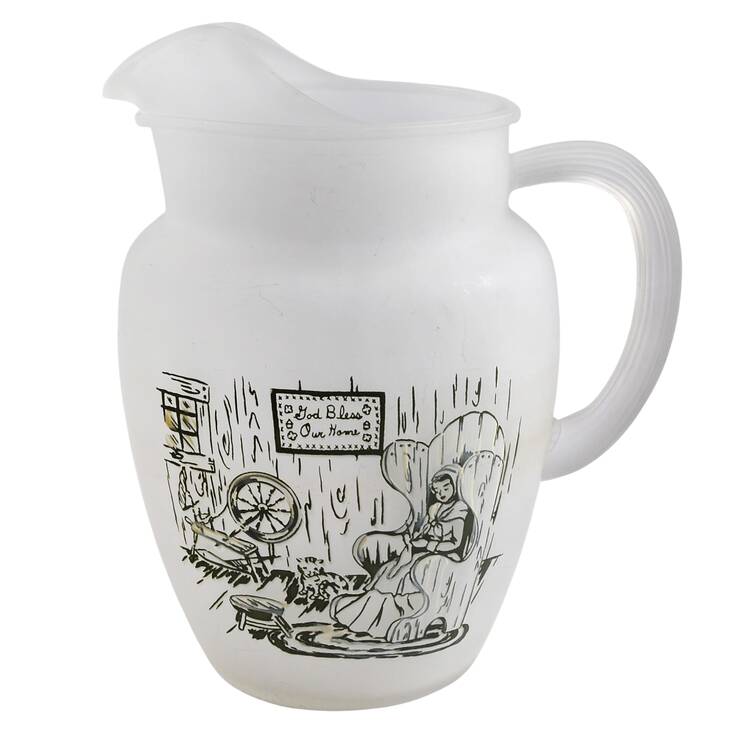 Colonial Homestead Green 72 Oz Glassware Pitcher