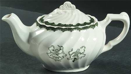 Countryside (Spring, Swirled Edge) Teapot & Lid