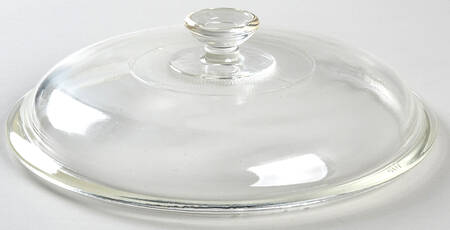Currier and Ives Blue Lid for 1 Quart Round Ovenware Casserole