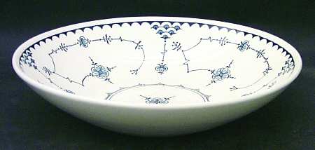 Delft Modern Blue 9" Round Vegetable Bowl