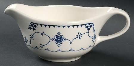 Delft Modern Blue Gravy Boat