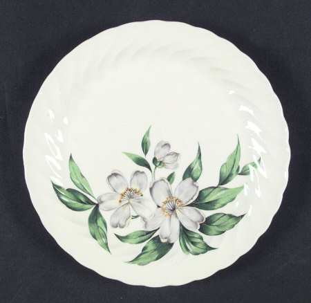 Dogwood (White Flowers) Bread & Butter Plate