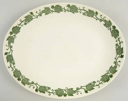 English Ivy (Rim) 13" Oval Serving Platter
