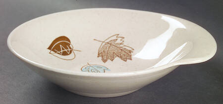 Falling Leaves Lugged Cereal Bowl
