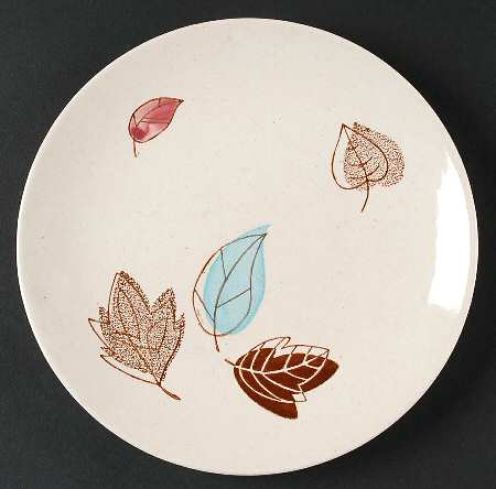 Falling Leaves Salad Plate
