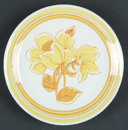 Fantasy (Yellow Flowers) Bread & Butter Plate