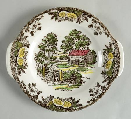Fair Oaks Yellow Floral Underplate for Gravy Boat