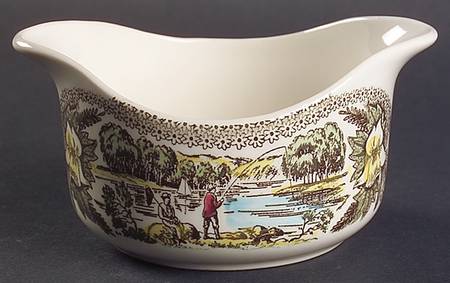 Fair Oaks Yellow Floral Gravy Boat