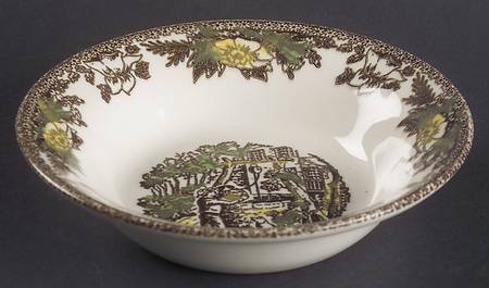 Fair Oaks Yellow Floral Fruit/Dessert (Sauce) Bowl