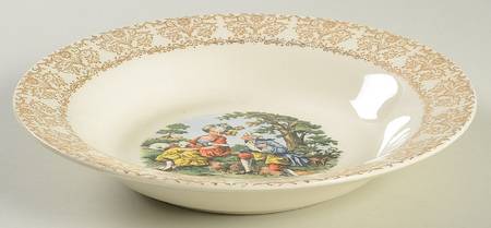 French Garden Rim Soup Bowl