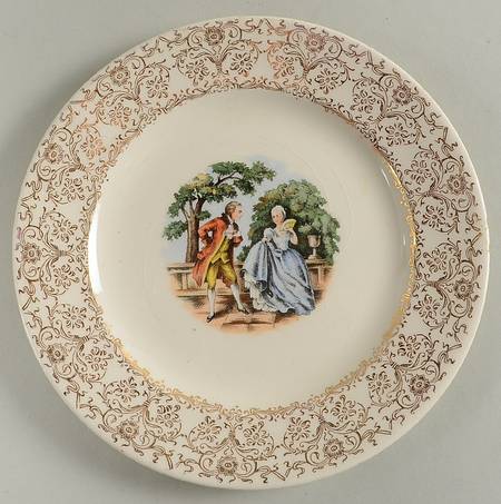French Garden Bread & Butter Plate
