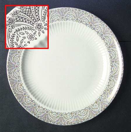 Golden Age Luncheon Plate