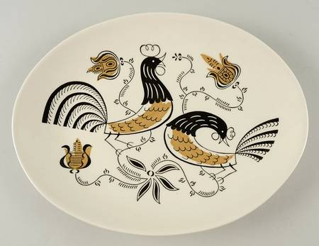 Good Morning 13" Oval Serving Platter