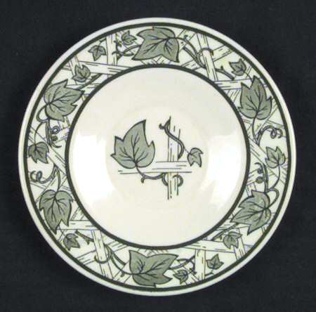 Green Trellis Saucer