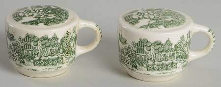 Green Willow Salt & Pepper Set