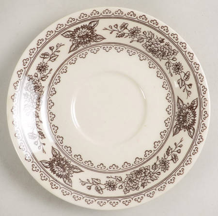 Hampshire Brown Saucer