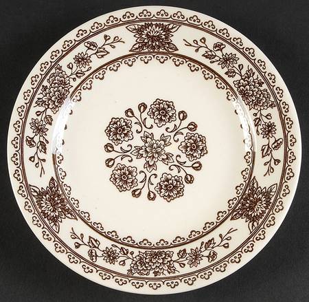Hampshire Brown Bread & Butter Plate