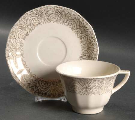 Lamar Flat Cup & Saucer Set