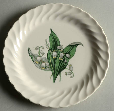 Lily of The Valley (No Green Border) Bread & Butter Plate